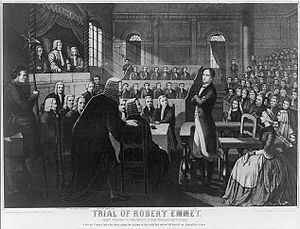 Robert Emmet - Trial