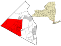 Rockland County New York incorporated and unincorporated areas Ramapo highlighted