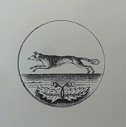 Royal Caledonian Hunt. Club emblem. 1871
