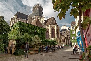 Saint Gervais church from the rue des Barres, Paris 26 September 2016