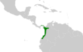 Sapayoa aenigma map