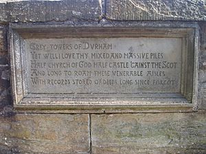 Scott inscription (Prebends Bridge)