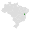 Scytalopus diamantinensis map