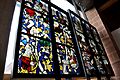 Stained glass. Medieval Europe. The Burrell Collection, Glasgow, UK