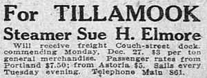 Sue H Elmore ad 1909