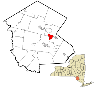 Location of South Fallsburg in Sullivan County, New York