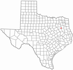 Location of Coffee City, Texas