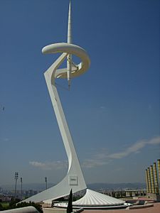 Torre de comunicacions de Montjuic1 - Barcelona (Catalunya)