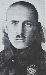 Vasily Blyukher with first Order of the Red Banner