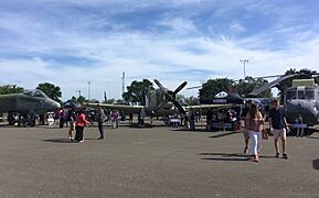 Visitors at the 2019 Hops and Props at the Aerospace Museum of California
