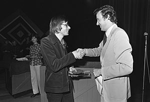 Hofman receives the Gouden Penseel in 1974