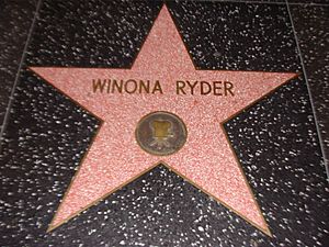 Winona Ryder Walk of Fame