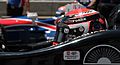 Alex Tagliani Pit Challenge - Carb Day 2015 - Sarah Stierch