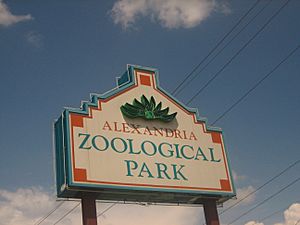 Alexandria, LA, Zoo sign IMG 1164.JPG