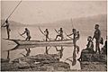 Andaman tribals fishing (c. 1870)