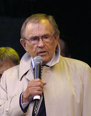 Arne Weise vid Lundakarnevalens invigning 2006
