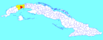 Artemisa (Cuban municipal map)