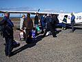 Baggage handling at Foula airstrip - geograph.org.uk - 17868