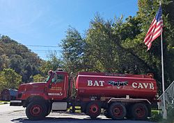 Bat Cave Fire Engine (tanker truck).