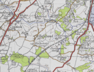 Belstead Map 1946