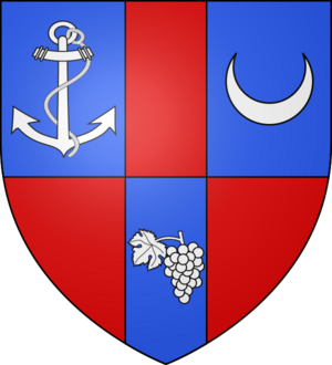 Blason ville fr Beautiran (Gironde)