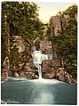 Bracklinn Falls and bridge, Callander, Scotland-LCCN2001705950