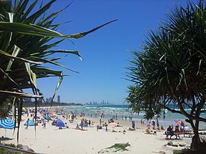 Burleigh on a Busy Day - panoramio
