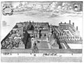 Caius College, Cambridge by Loggan 1690 - cai loggan