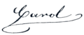 Carol of Romania - signature