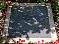 City of London Cemetery - Bobby Moore grave plaque in the Memorial Gardens
