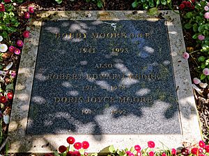 City of London Cemetery - Bobby Moore grave plaque in the Memorial Gardens