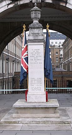 Civil Service Rifles Memorial, front (3, cropped)