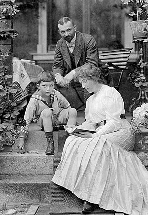 Clara Viebig with family 1906