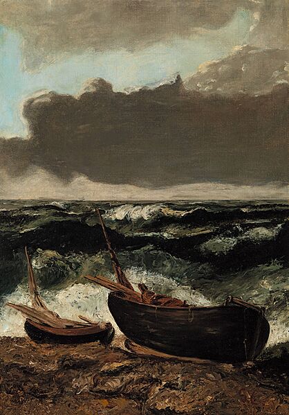 Coast Scene-Approaching Storm