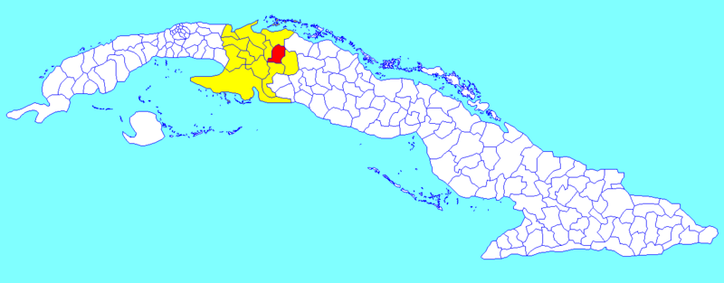 Colón (Cuban municipal map)