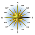 Compass Rose English East
