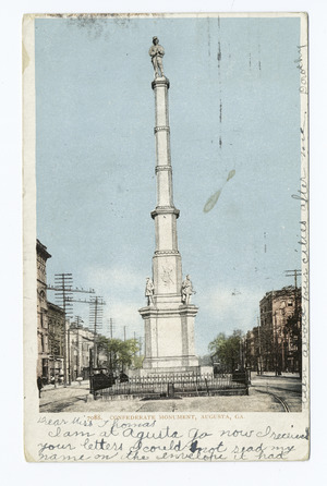 Confederate Monument, Augusta, Ga (NYPL b12647398-66329)f