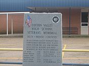 Cotton Valley (LA) High School Veterans Memorial IMG 0643