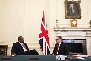 David Lammy with Keir Starmer