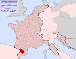 Location of Sègre