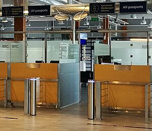 Finland Oulu Airport border control
