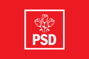 Flag of the Social Democratic Party (Romania).svg