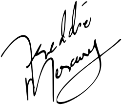 Freddie Mercury signature 2