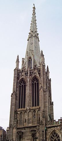 Grace Church steeple from south
