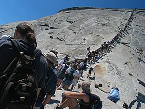 Half Dome ropes 2