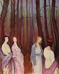 Henrietta Shore - Among the Trees - Jul 1923 Shadowland