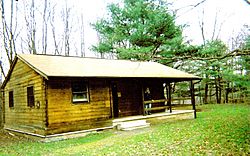 Hills Creek State Park cabin
