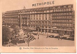 Hotel Metropole, Brussels, Belgium 1920s