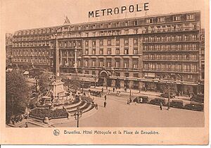 Hotel Metropole, Brussels, Belgium 1920s