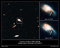 Hubble captures infrared glow of a kilonova blast